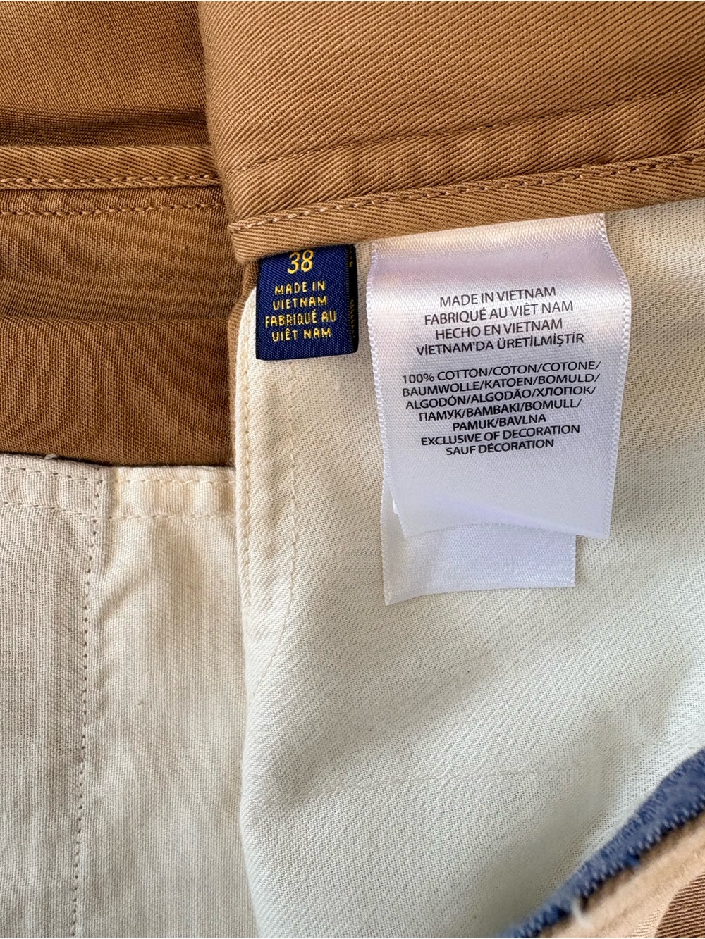 Polo Ralph Lauren Men's Relaxed Fit Twill Chino Shorts Color Ghurka Size 38. - Picture 4 of 6